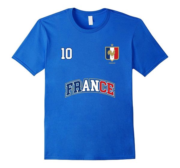 

new fashion summer new design male designing france number 10 soccers team er french flag tee hooded sweatshirt hoodie men t shirt