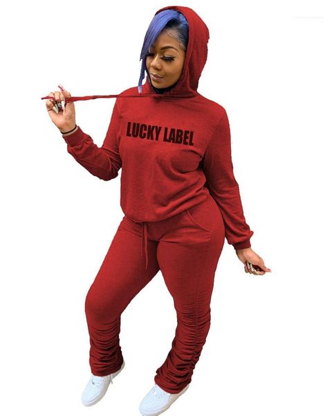 

set loose womens clothing fashion letter printed womens plus size tracksuits casual hooded designer plus size