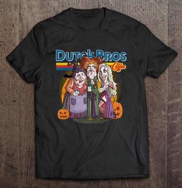

dutch bros coffee hocus pocus halloween men t-shirt s-3xl harajuku funny tee shirt sport hooded sweatshirt hoodie