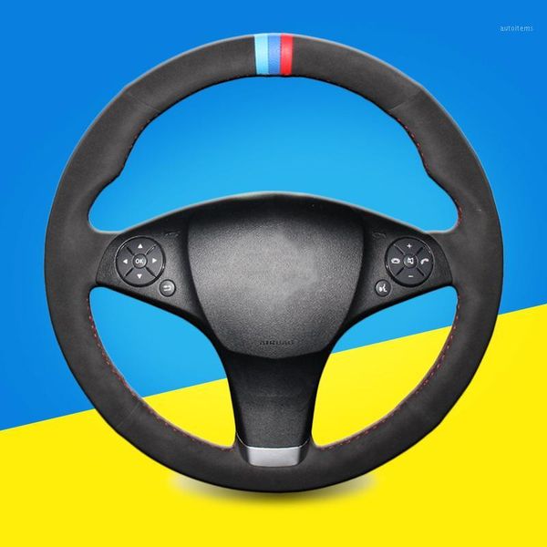 

auto braid on the steering wheel cover for c180 c200 c350 c300 cls 280 300 350 500 glk300 2008-2010 diy car covers1