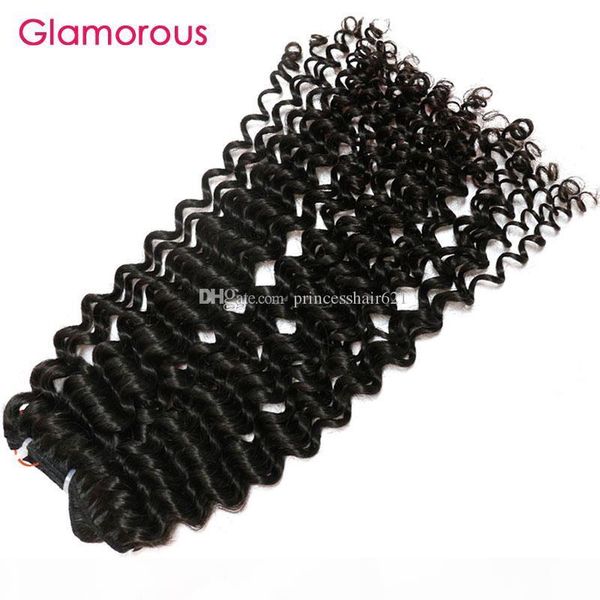 

glamorous cambodian human hair natural color tight curly brazilian hair weave 1 bundle peruvian indian malaysian curly hair extensions, Black