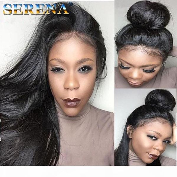 

brazilian elastic band lace frontal closure with bundles 8a grade silk straight 360 lace band frontal cloure with bundles 4 pieces lot, Black;brown