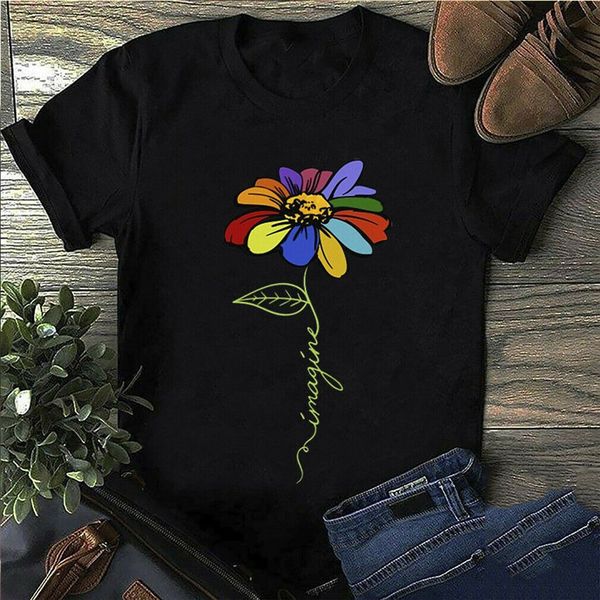 

sunflower imagine hippie peace men's black t shirt cotton s-3xl us supplier graphic tee shirt sport hooded sweatshirt hoodie