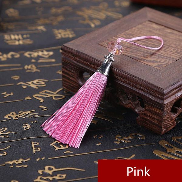 

5pcs mini colorful crystal tassel fringe diy home textile curtain garment sewing accessories key hooks fringe trim craft tassels h jllmxq