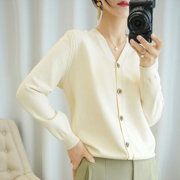 

v neck cardigan women outside coat spring fall knitted short cardigan star button sweater lady drop shipping, White;black
