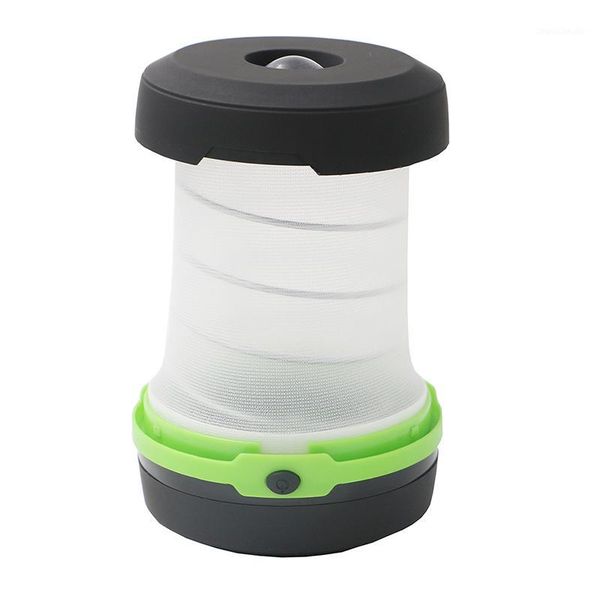 

portable lanterns 3 dry battery type built-in spring retractable folding camping light waterproof tent1