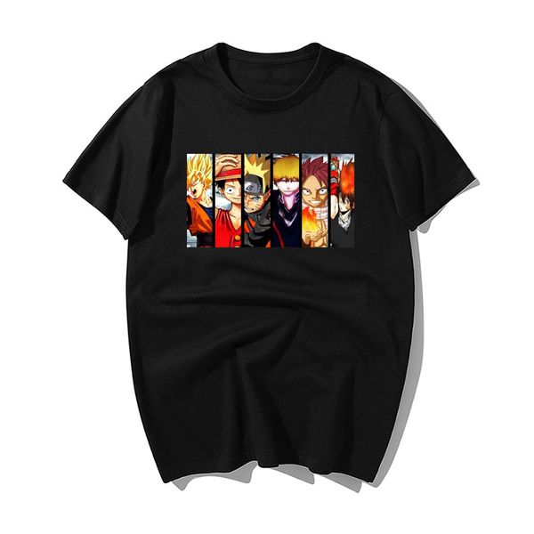 

naruto uzumaki harajuku tshirt cool japanese anime tshirt summer casual hip hop short sleeve tees hooded sweatshirt hoodie men t shirt