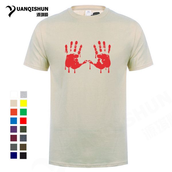 

террор кровь идентификационной смешная пара зомби кровавой рука печать дизайн tshirt качество указана trend толстовка с капюшоном балахоном