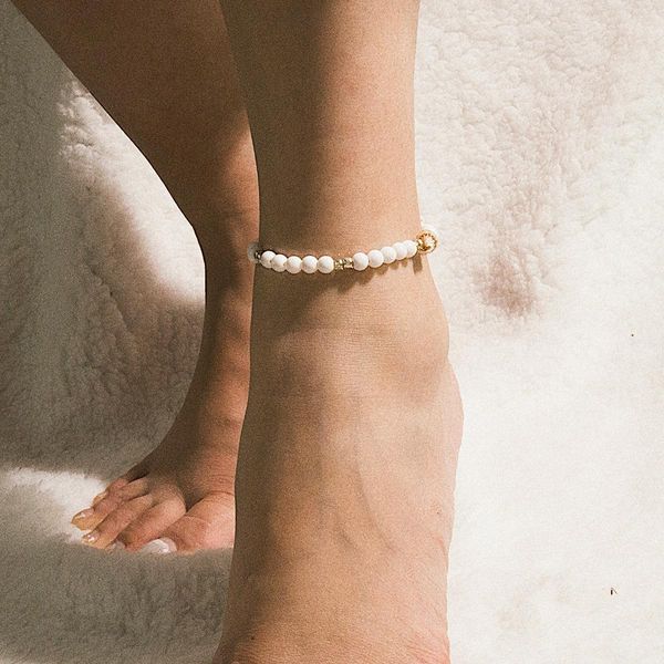 

ручной регулируемая 2019 ножной женщины rope плетение vintage красочный bohemian для цепных шариков wmtynv otsweet, Silver