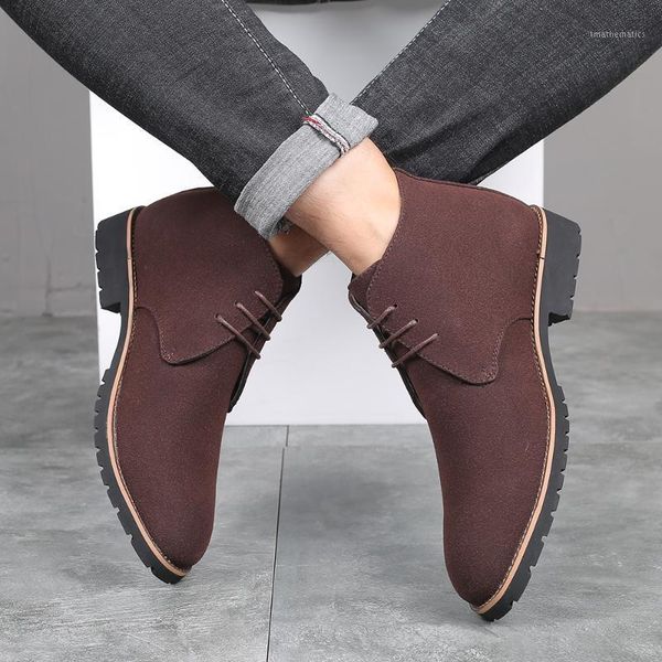 

cimim winter fashion men leather boots new outdoor large size casual boots comfortable men1, Black