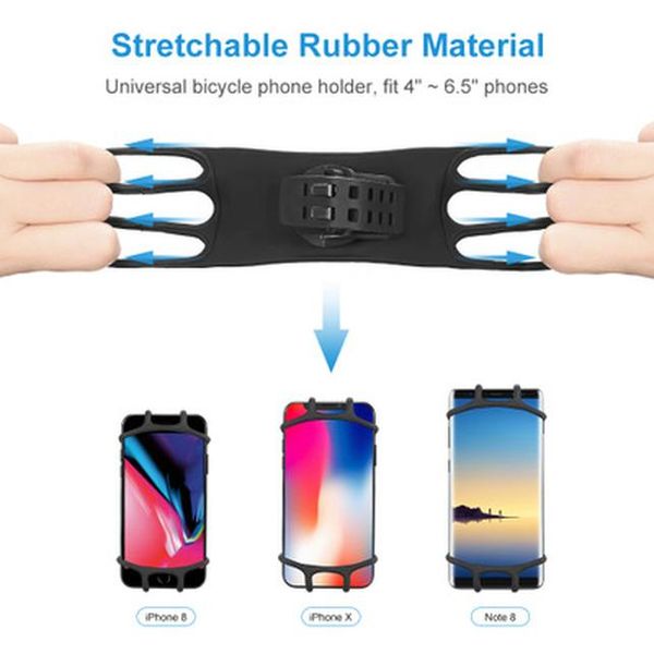 

bicycle phone holder for all phones it can rotate 360 degrees applicable 4.5 7 inch style is wmtexo hwjh