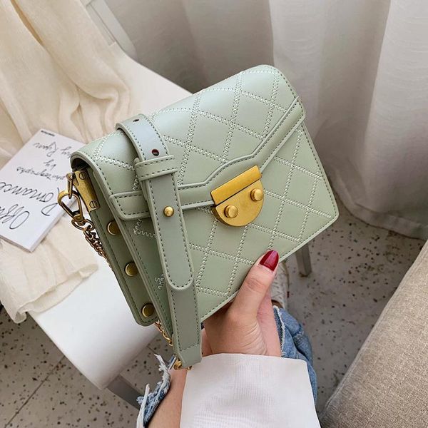 

women messenger bag female 2020 new designer crossbody bag small chain shoulder fashion small square handbag