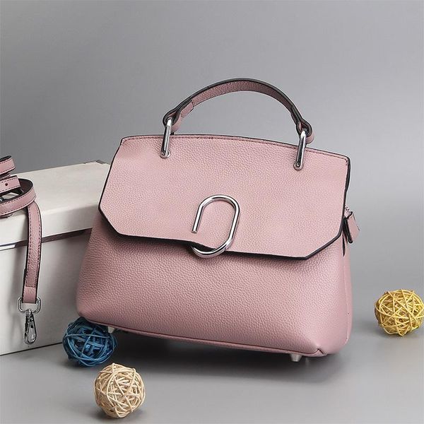 

leather women's bag 2020 new tide-cowhide shell fashionable with a single shoulder slanting over a lady's handbag wallet