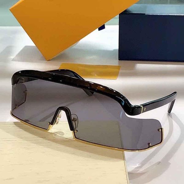 

2020 womens designer sunglasses z1158 one-piece pull-on frame womens party style high uv400 glasses size 168 -140 with boxs, White;black