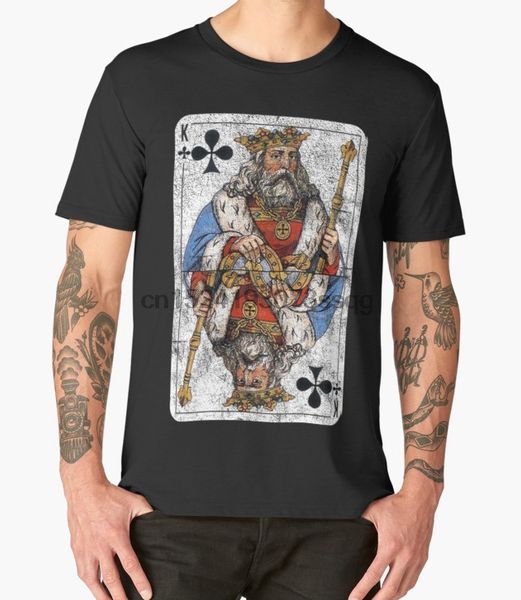 

printed men t shirt cotton o-neck tshirts vintage king of clubs playing card short-sleeve women t-shirt sport hooded sweatshirt hoodie