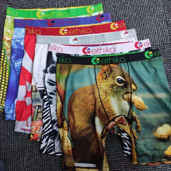 

new pattern casual style ethika men's underwear staple food sports hip hop rock consumption underwear skateboard street fashion 087, White;black