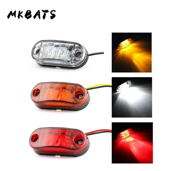 

12v 24v led side marker light external light warning tail trailer signal