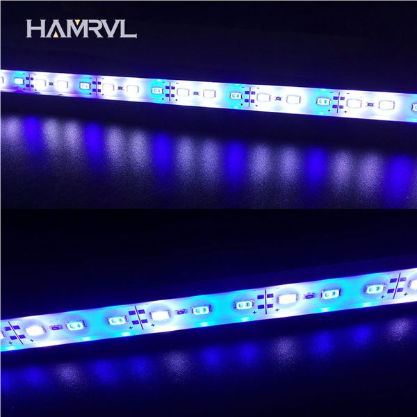 5 stücke DC12V 0,5 m 5730 IP68 Wasserdicht Wachsen Licht Led Bar Starren Streifen Rot Blau 5:1 für Aquarium grüne Haus Hydrokultur Pflanze Weiß Y200922