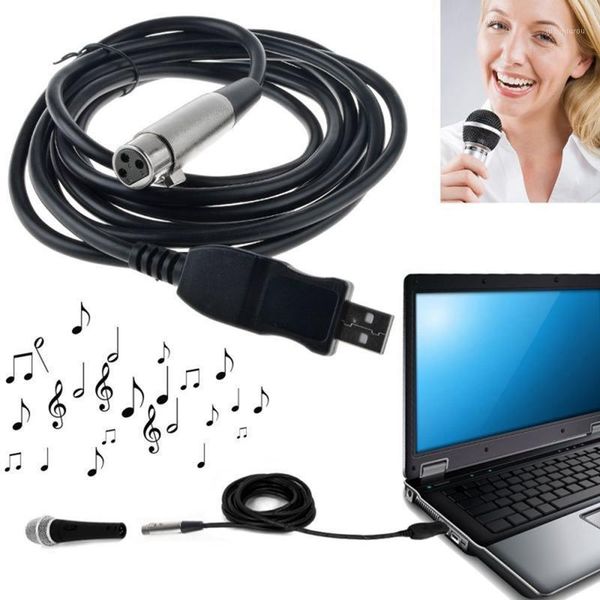 

microphones 3m usb male to xlr female microphone mic link cable 1