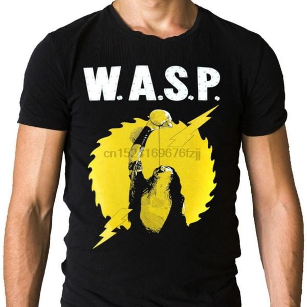 

w.a.s.p. blackie lawless black t-shirt hipster summer mens short sleeve print cotton tee sport hooded sweatshirt hoodie