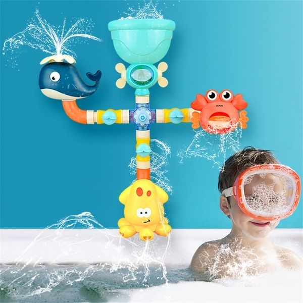 

baby bath toys water game giraffe crab faucet bathtub shower spray toy for kids swimming bathroom summer toys 201223