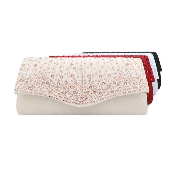 

stylish women rhinestone handbag evening party clutch bag wedding wallet purse