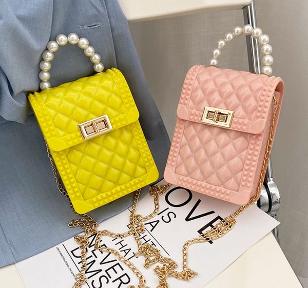 

bags for women plaid jelly bag candy color flap mini designed ladies shoulder chain tote messenger crossbody handbag