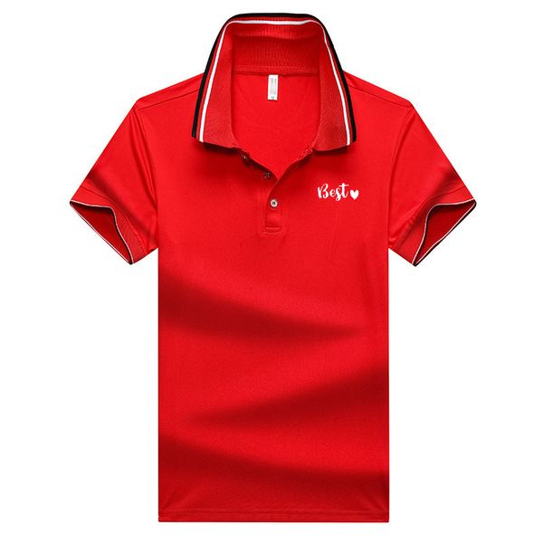 

polo shirt young business leisure short sleeve t-shirt summer comfortable breathable men's wear, White;black