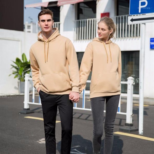 

fashion color hoodies men's thick clothes winter sweatshirts men hip hop streetwear solid fleece hoodie men clothing size s-xxxl1, Black