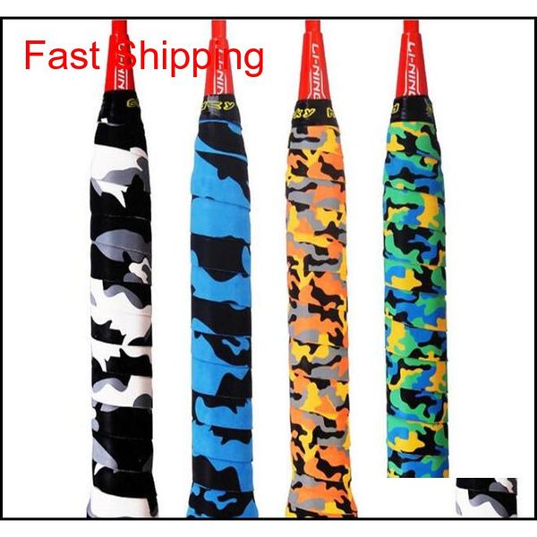 

4pcs racket grip anti slip perforated super absorbent tennis overgrip badminton fish qylsaq bdehair