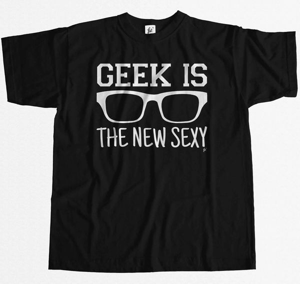 

t-shirt summer novelty cartoon t shirt brill hipster - geek is the new mens t-shirt movie shirt sport hooded sweatshirt hoodie