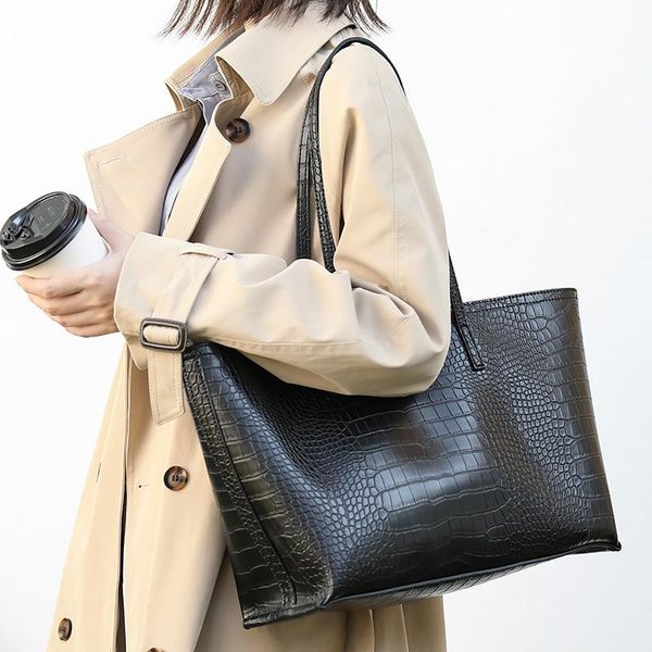 

shoulder bags alligator handbag net red large capacity tote bag one women's