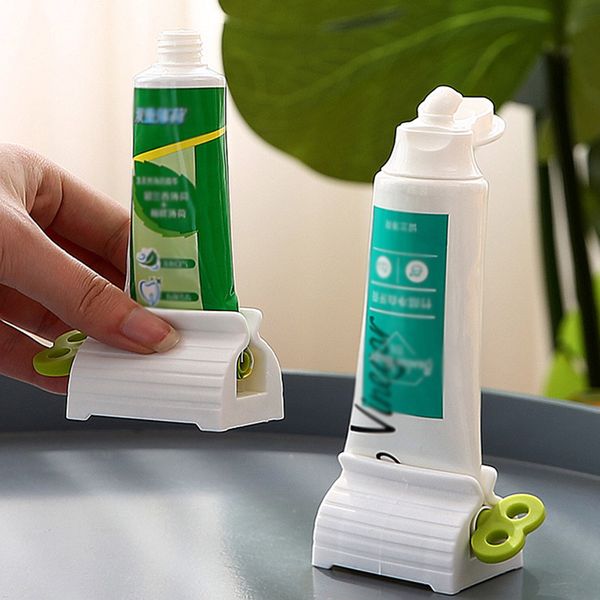 

toothpaste tube squeezer dispenser clamp extruder stand hanging holder toothpaste cleanser clamps toothpaste clip rolling for dhl