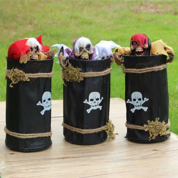 

2brt7 halloween ghost horror decorations pirate bucket bar ghost party hanging festival bar and house props scene props rsp68
