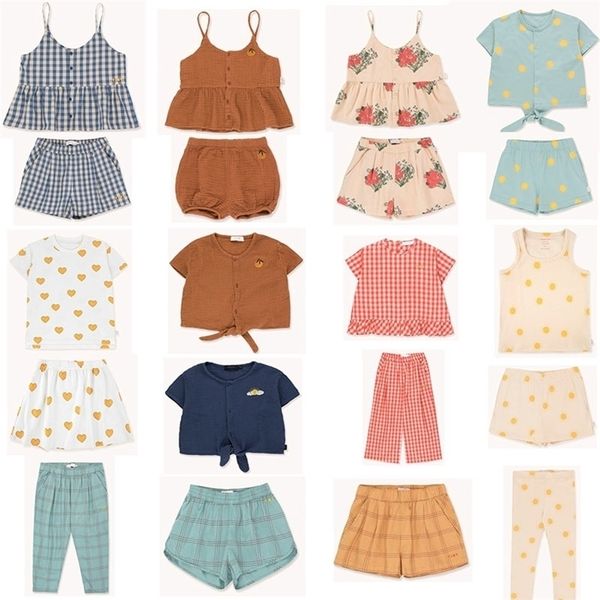 

enkelibb 2020 new kids summer clothes sets brand girl bouse and bloomers outfit toddler boys tshirt outfit baby set y200623, White