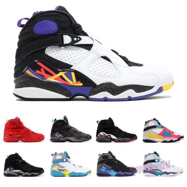 

2021 new fashion jumpman doernbecher 8 8s ovo white black mens athletic shoes valentines day chrome mens trainers sneakers big size 13 d21