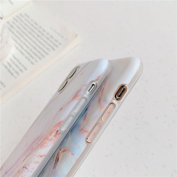 

flykylin matte marble case для iphone 11 pro max задняя крышка imd ​​силиконовые телефоны coque для iphone se 2 xr x xs sqcyum cass2010