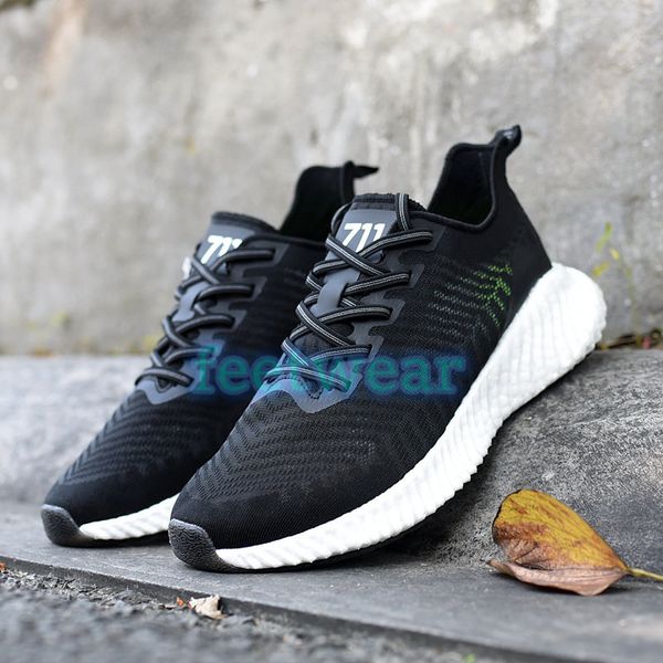 

treeperi basf runner 711 reflective black white-1 sneakers men women running shoes fashion trainers us 7.5 eur 38 for women