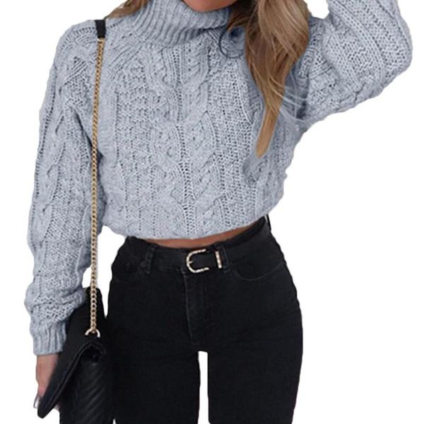 

autumn winter short sweater women knitted turtleneck pullovers casual soft jumpers fashion long sleeve pull femme, White;black