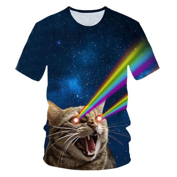 

new cute cat cartoon print kawaii female 3d print shirts harajuku kawaii kawaii men clothing