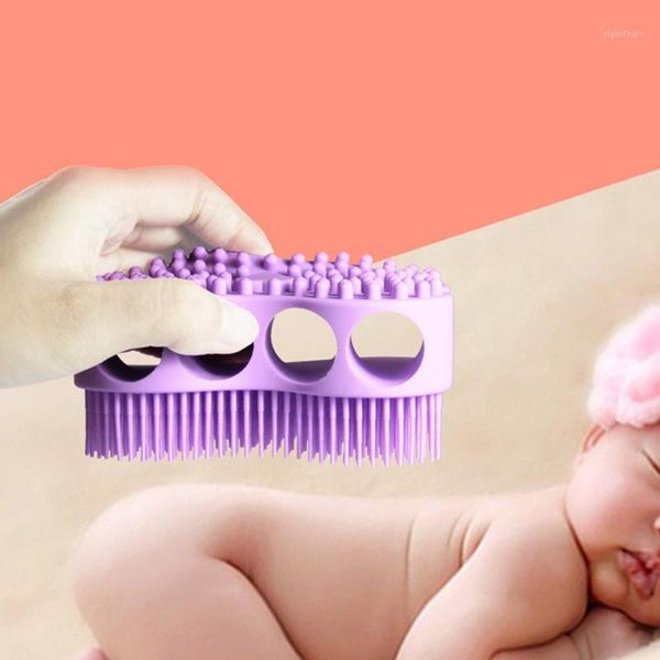 

silicone cleaning brush bath brush massager scrub skin exfoliation massage1