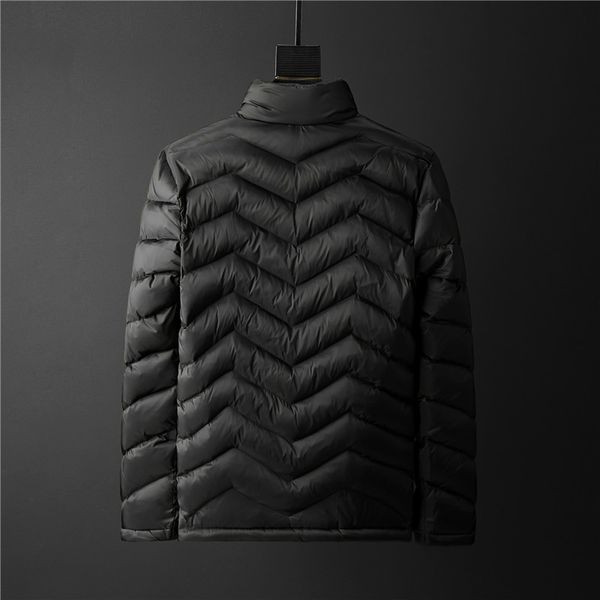 

men winter jacket comfortable soft down jacket 90% casual leveda maya fashion coat size m-3x, Black