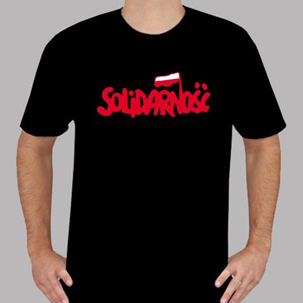 

new solidarnosc poland protest solidarity 1980 black t-shirt size s to 3xl new tee print sport hooded sweatshirt hoodie