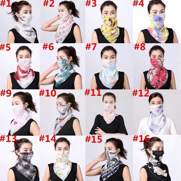 

balaclava outdoor women mask neck cycling silk anti dust sunscreen bandana full face masks washable reusable protective hha1478