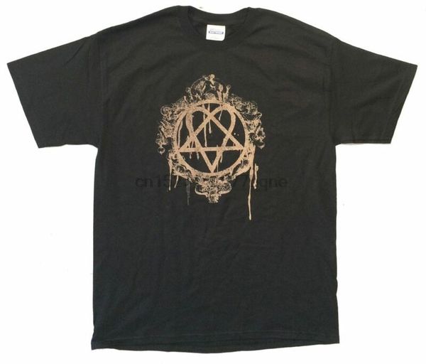 

him h.i.m. dripping heartagram usa tour 2006 black t shirt new official sport hooded sweatshirt hoodie