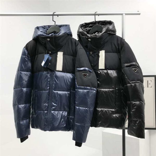

mens jacket down with hooded coat parkas windbreaker sequined pattern sleeves jackets letter zippers and bust special style coats, Black;brown