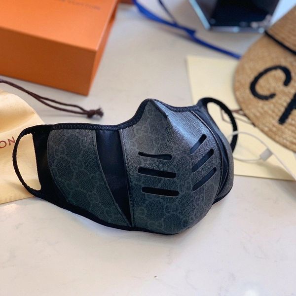 

кожа роскошные маски мода recyclable езда маски для мужчин и женщин face mask бесплатная доставка ретро пыли маска продукты, Blue