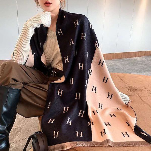 

2020 winter fashion 100% men and women classic cashmere designer infinite scarf