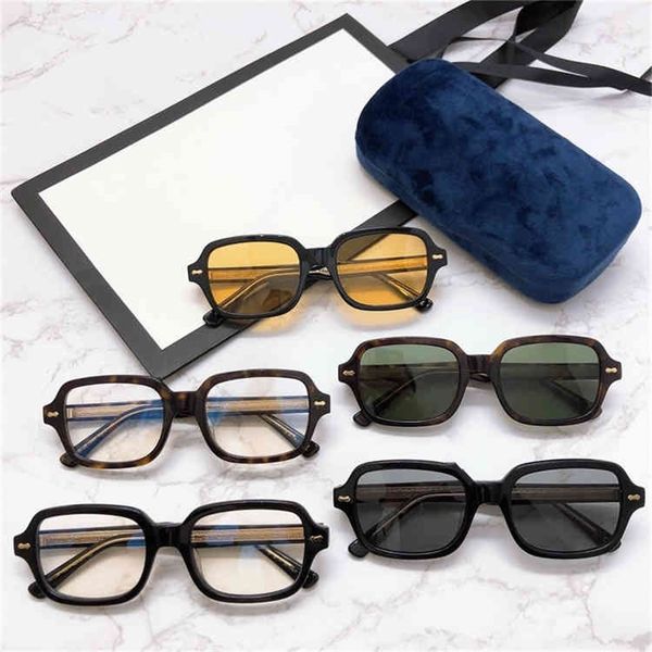 

73% off factory sale new family plate small square sunglasses women's ins net red same type gg0072 sunglasses, White;black