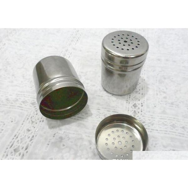 

camping picnic spice sugar salt pepper herb shaker jar storage bottle stainless steel barbecue spice glass jllwvb xhhair